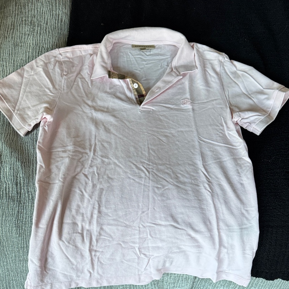 Burberry Light Pink Polo Shirt